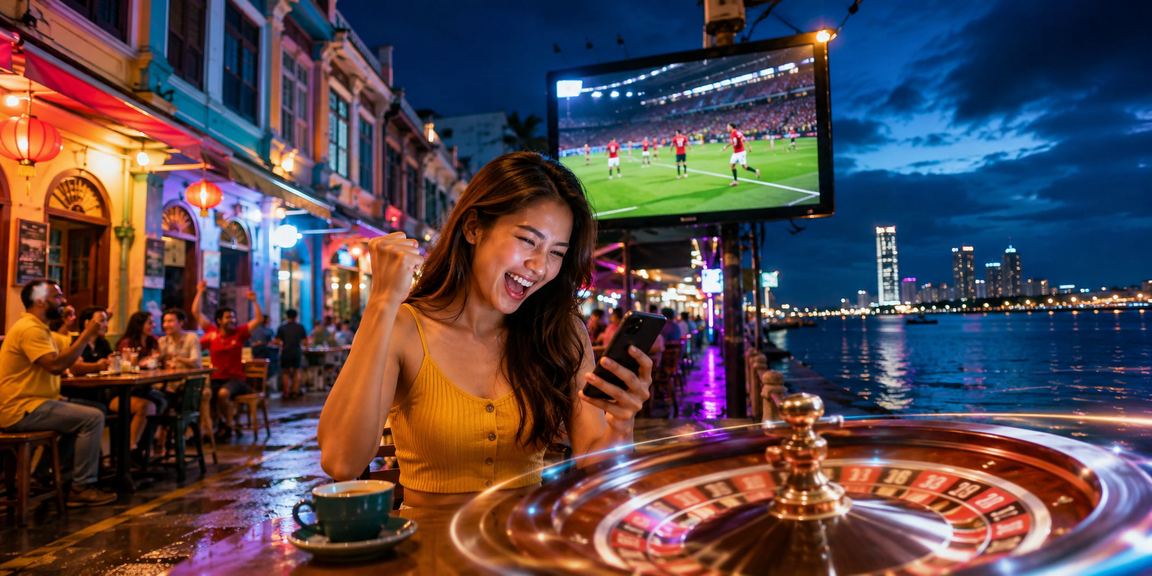 Suasana roulette gaya Melayu di Pulau Pinang menggambarkan platform 1076 yang melindungi data pengguna